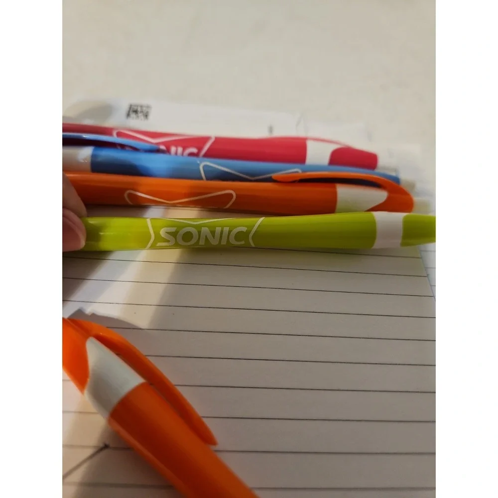 Ink‎ Pens Lot Of 50 Retractable Click Pens Multi Color Black Ink New